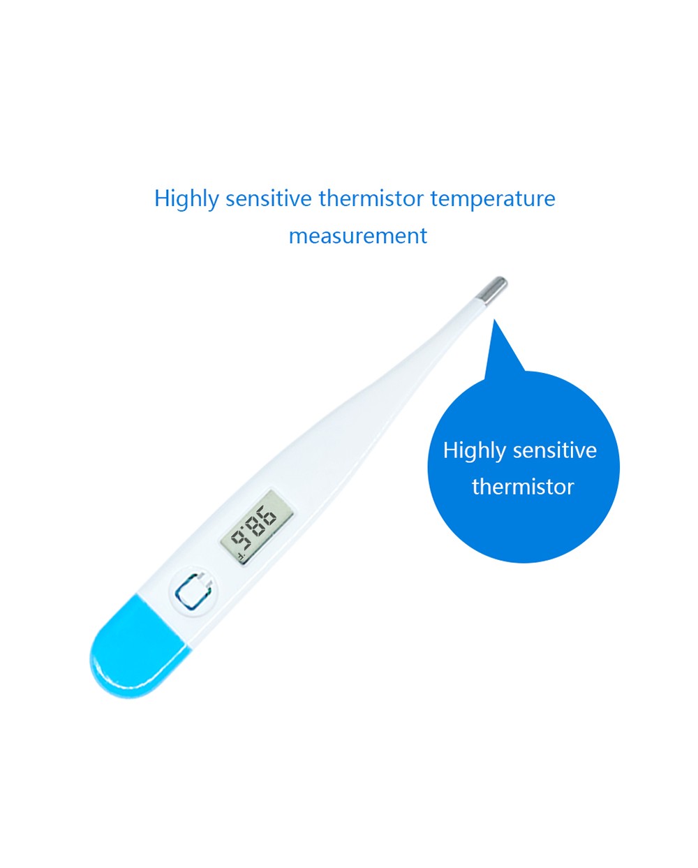 THERMOMETRE RECTAL DIGITAL FLEXIBLE BLANC