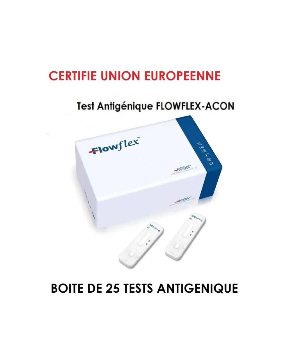 TEST ANTIGENIQUE COVID19 CERTIFIE UNION EUROPEENNE