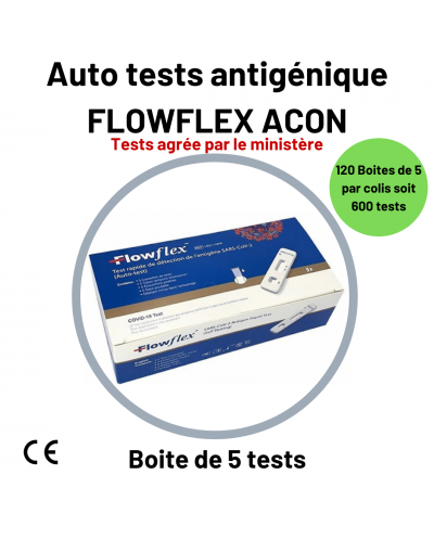 AUTOTEST FLOWFLEX ACON -BOITE DE 5